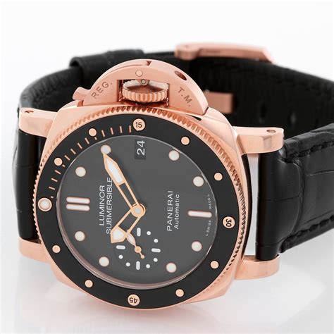 rose gold panerai replica|panerai submersible 42mm rose gold.